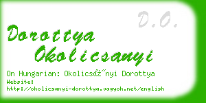 dorottya okolicsanyi business card